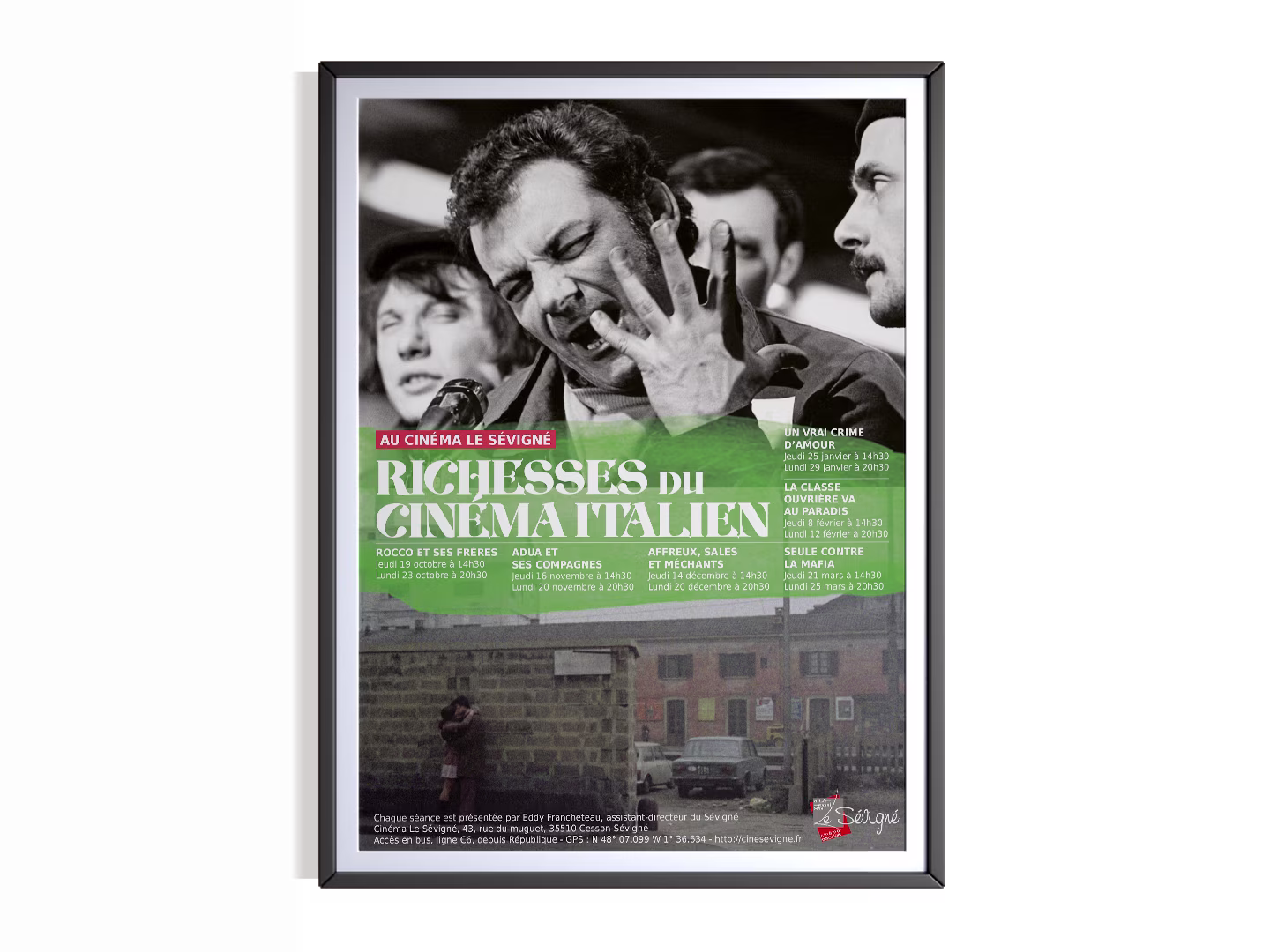 Flyers et affiches des séances de ciné clubs